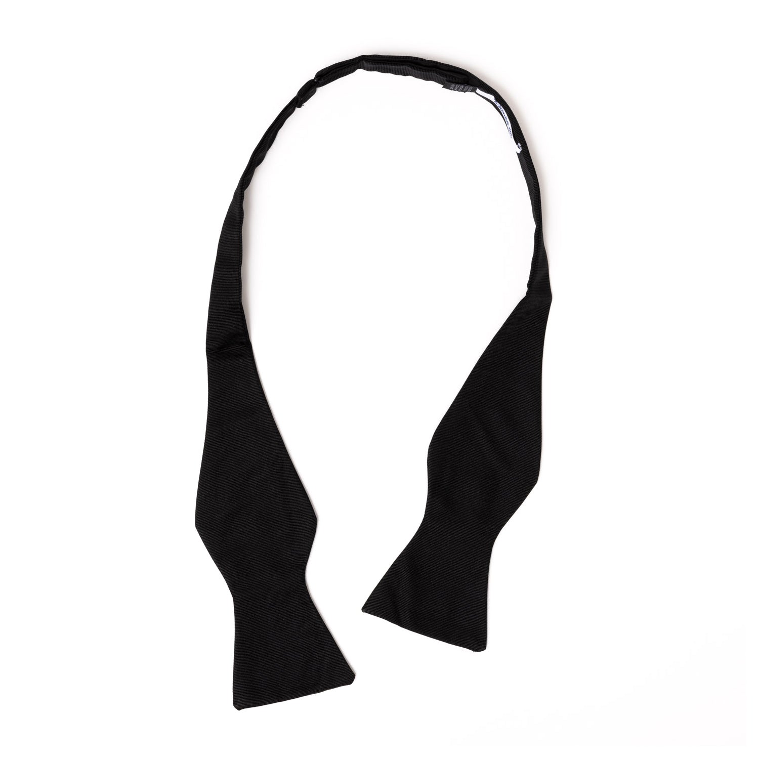 Black Bow Tie "Black Butterfly Bow Tie" made of pure Grosgrain Silk